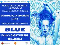 Nel "Blue" di Fanny Saint Pierre al Museo della Ceramica