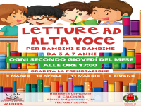Arrivano le letture ad alta voce per bambini alla Biblioteca Comunale di Calcinaia!