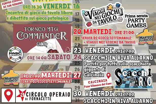 giochi maggio