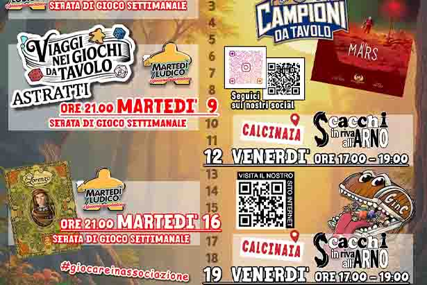giochi settembre