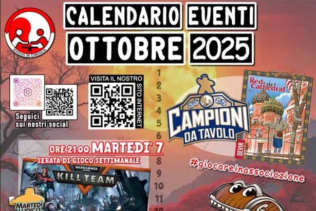 Giochi in Circolo Ottobre 2025