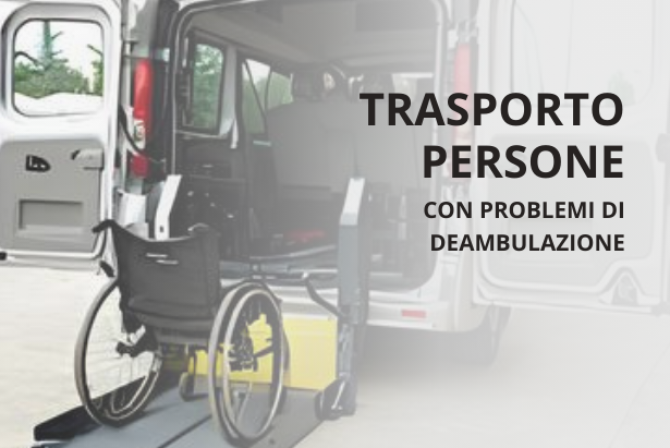 Trasporto persone con problemi di deambulazione