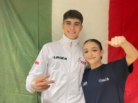 Leonardo Malloggi e Agata Pasquini campioni europei di pattinaggio