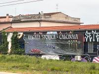 Un mega banner per la Regata Storica di Calcinaia