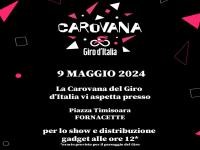 Carovana rosa a Fornacette: Giovedì 9 Maggio passaggio del Giro d'Italia e show della Carovana del Giro