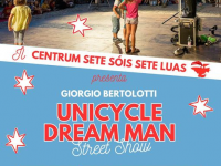 Unicycle Dream Man di Giorgio Bertolotti a Calcinaia Mercoledì 20 Dicembre